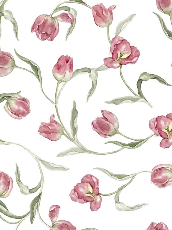 Projekt wzoru graficznego tulipany